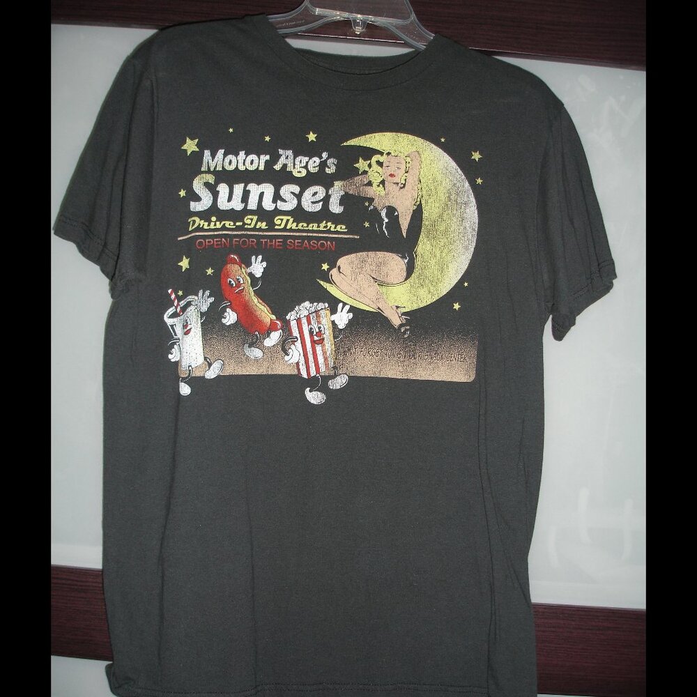 Motor Age  Mens T-shirt Black Large